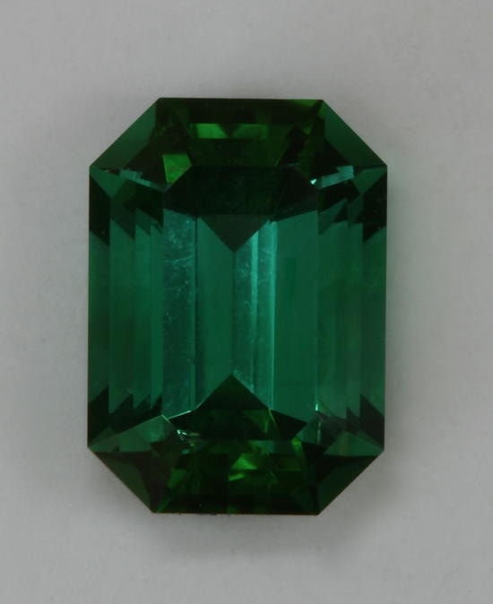 Green Emerald Cut 1.18 ct
