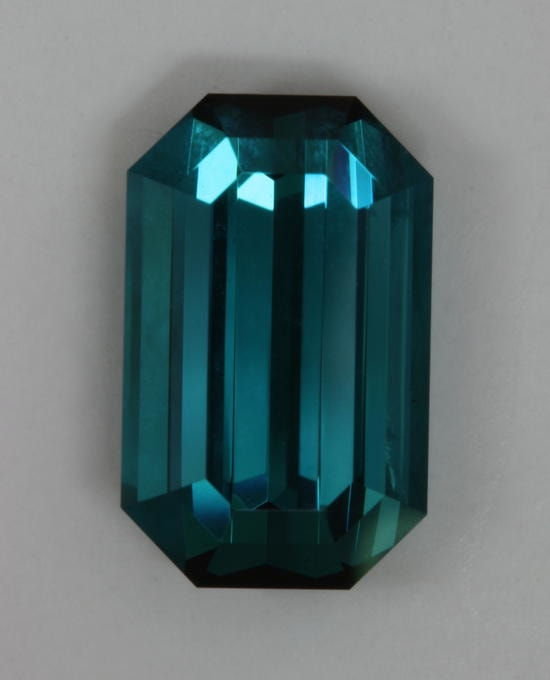 Blue Emerald Cut 5.14 ct