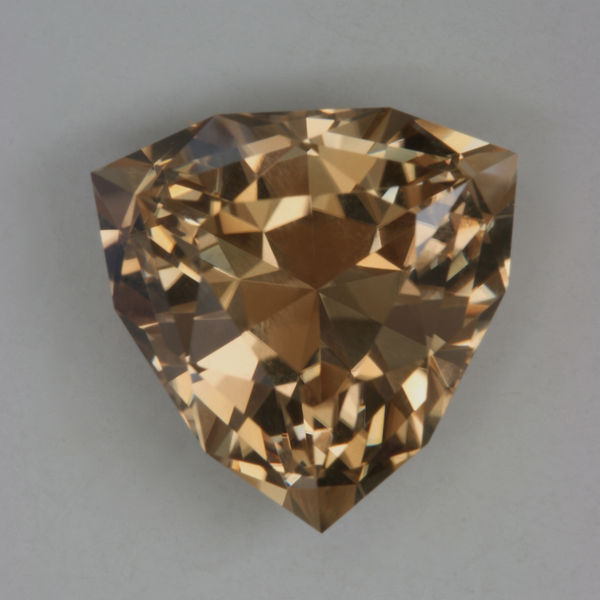 Yellow Shield cut 5.76 ct