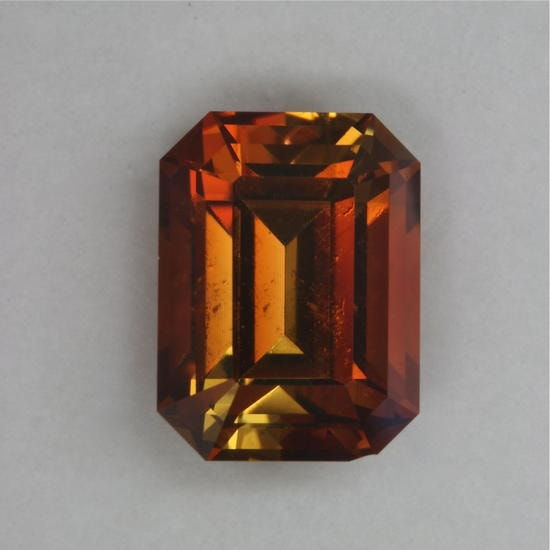 Golden Emerald Cut 1.93 ct