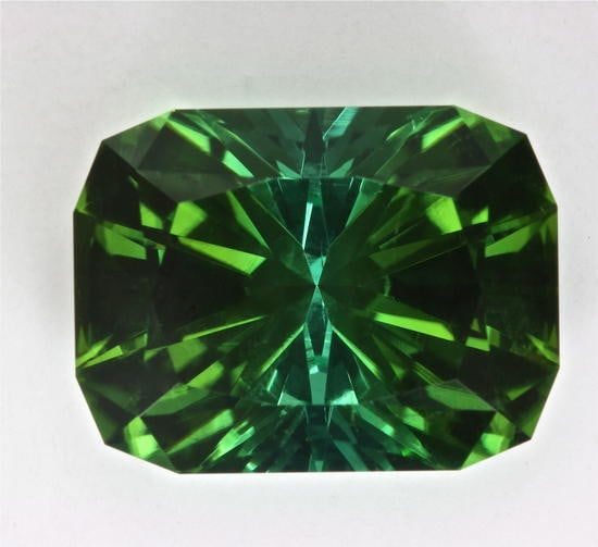 Blue Green Barion cut 11.40 ct