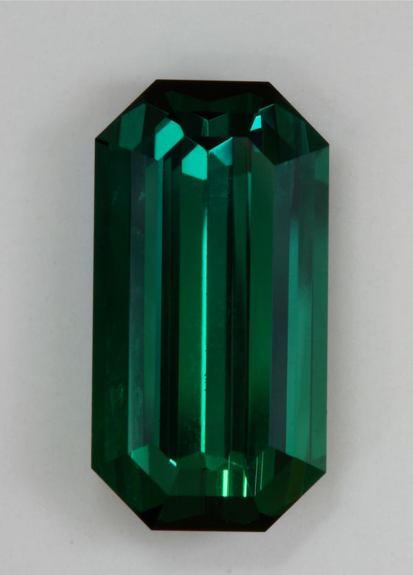 Blue Green Emerald Cut 4.79 ct