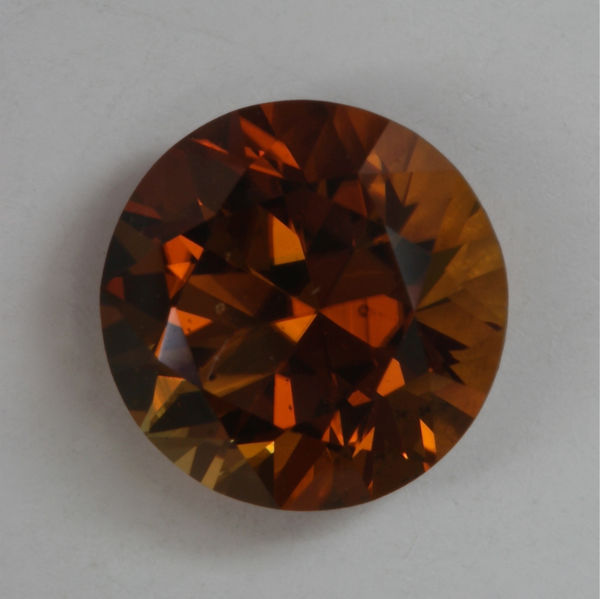 orange Brown Round 2.12 ct