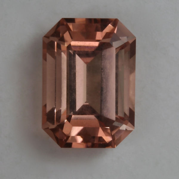 Peach Emerald Cut 1.18 ct