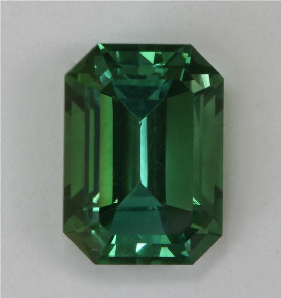 Blue Green Emerald Cut 1.23 ct