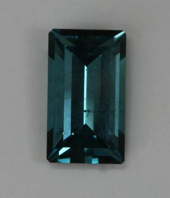 Blue rectangular 0.81 ct