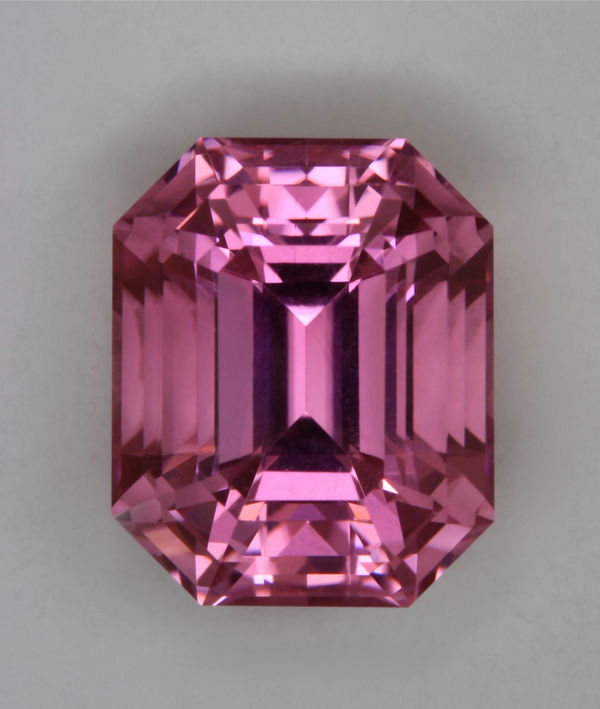 Pink Emerald Cut 5.50 ct