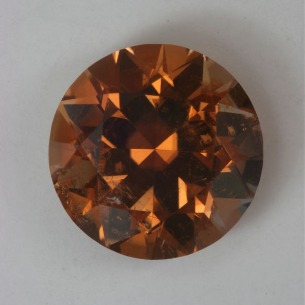 Orange Round 3.15 ct