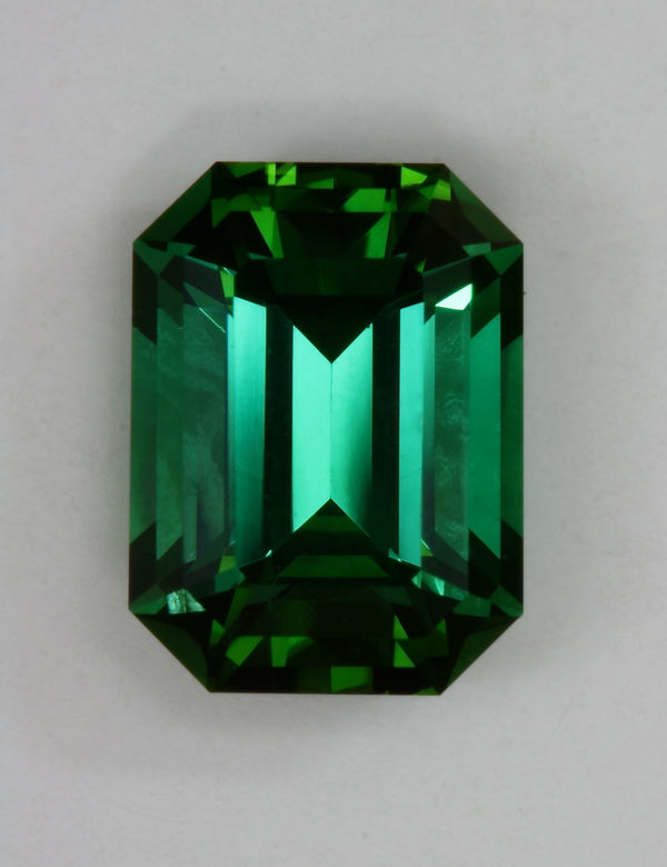 Blue Green Emerald Cut 1.83 ct