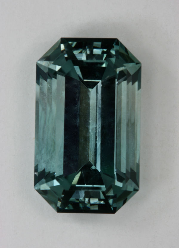 Blue Green Emerald Cut 7.05 ct
