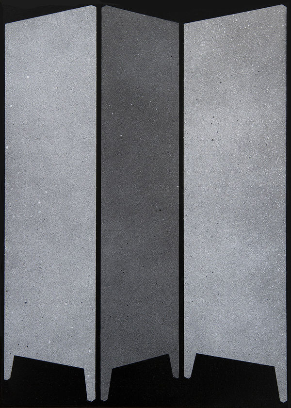 Russell Chater, formal exercise / self portrait, 2021