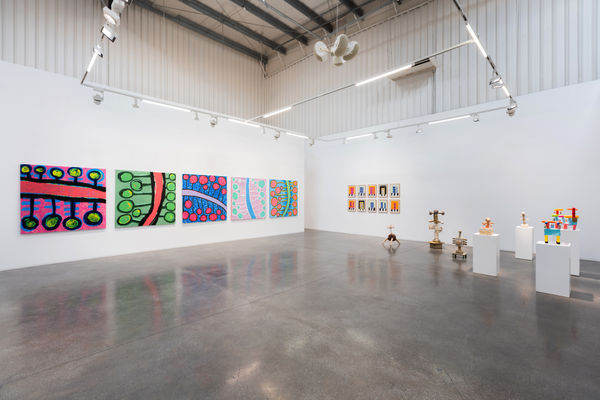 Mohamed Ahmed Ibrahim, Installation view, Mohamed Ahmed Ibrahim, Memory Drum, Lawrie Shabibi, Dubai, 2020