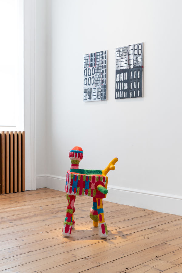 Mohamed Ahmed Ibrahim, Dusk Till Dawn, Installation view, Cromwell Place, London, 2021