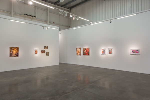 Farhad Ahrarnia, The Lacemaker, Installation view, Lawrie Shabibi, Dubai, 2021