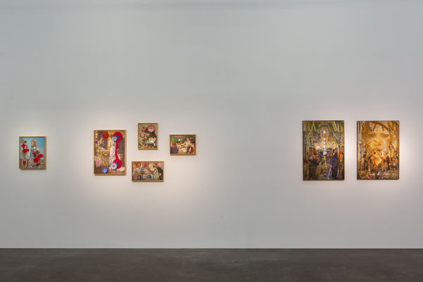 Farhad Ahrarnia, The Lacemaker, Installation view, Lawrie Shabibi, Dubai, 2021
