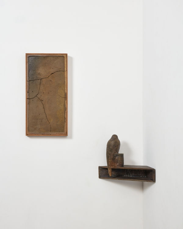 Ishmael Randall-Weeks, Shelf with bird, 2023