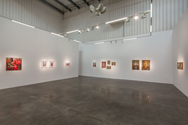 Farhad Ahrarnia, The Lacemaker, Installation view, Lawrie Shabibi, Dubai, 2021