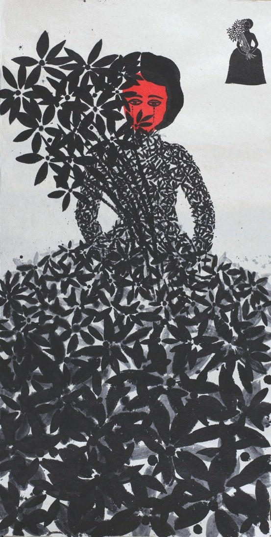 Selma Gürbüz, Flowered Woman, 2011
