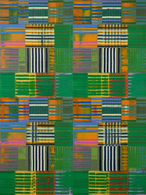 Xiao Bo 萧搏, Four Grids 2025A-1四格2025A-1, 2025