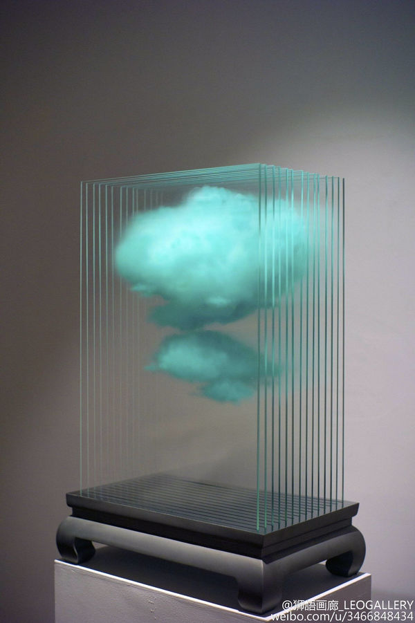 Cai Zhisong 蔡志松, Blue Cloud Screen, 2014