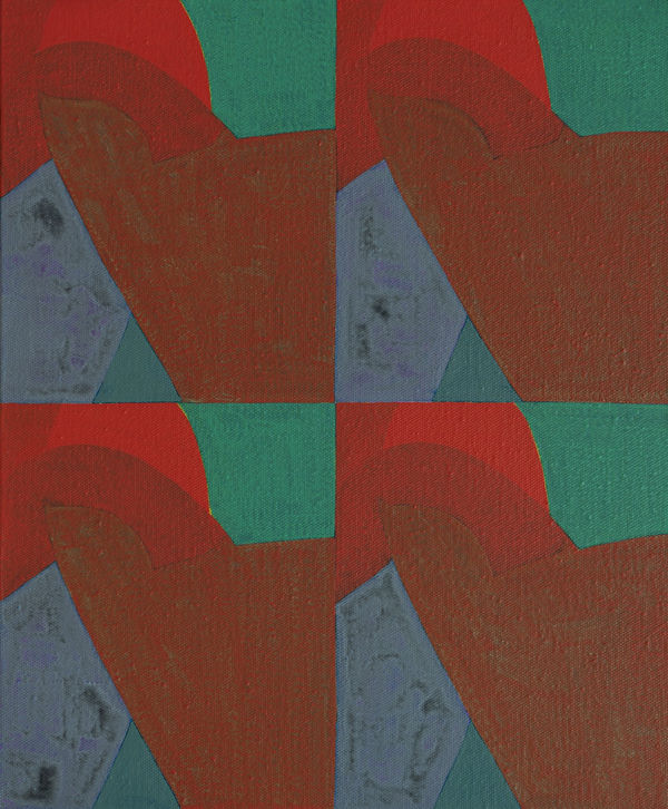 Xiao Bo 萧搏, Four Grids 2024-13四格2024-13, 2024