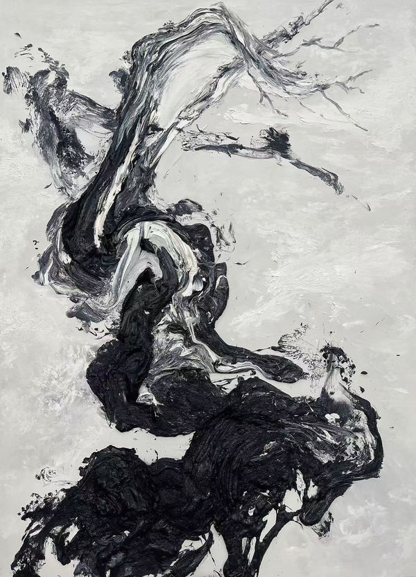 Liu Ying 劉瑛, Ancient Tree in the Haze 古树雾霭, 2024