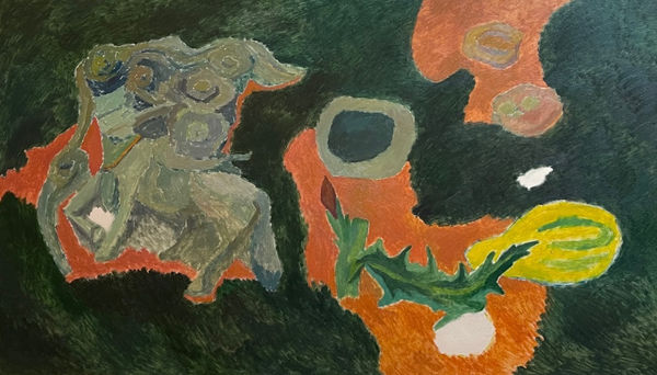 Bian Qing 卞青, The Orange Color and the Melon 橙色与瓜果 , 2023