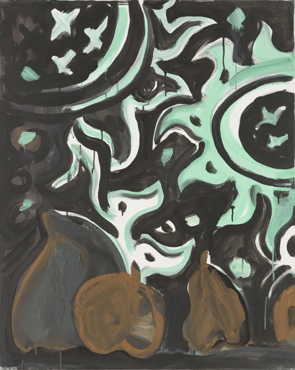 Karl Horst Hödicke 卡尔·霍斯特·霍迪克, Tapete, 1990