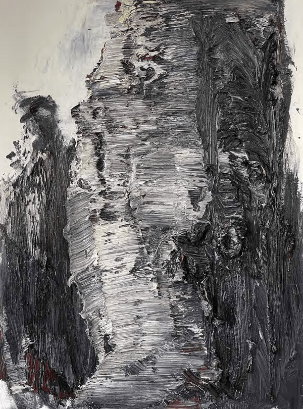 Liu Ying 劉瑛, Hibernal Mountains No. 1 冬山（一）, 2024