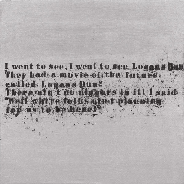 Glenn Ligon, The Future #1, 2004