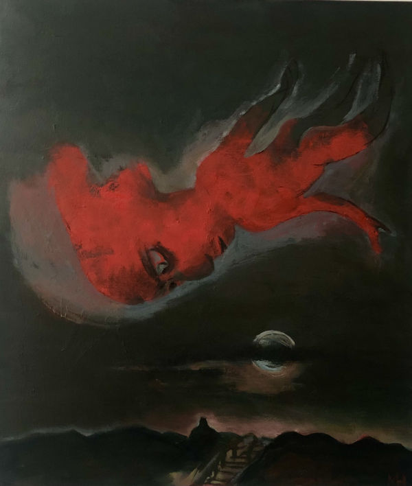 Marcelle Hanselaar, When Lilith flew over Scheveningen 1, 2023