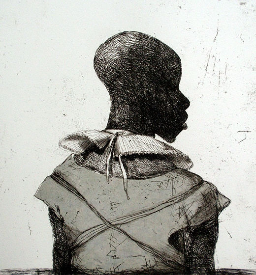 Marcelle Hanselaar, White Collar Black Man- Grey Jacket, 2014