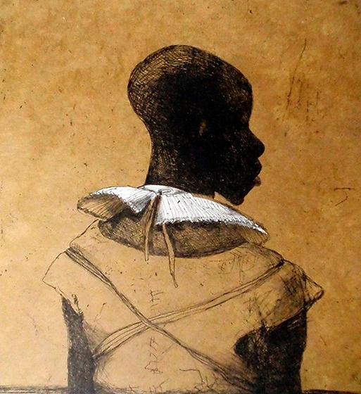 Marcelle Hanselaar, White Collar Black Man- Ochre, 2014