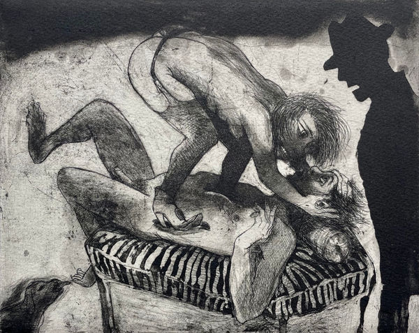 Marcelle Hanselaar, The Split: Adam & Eve, 2022