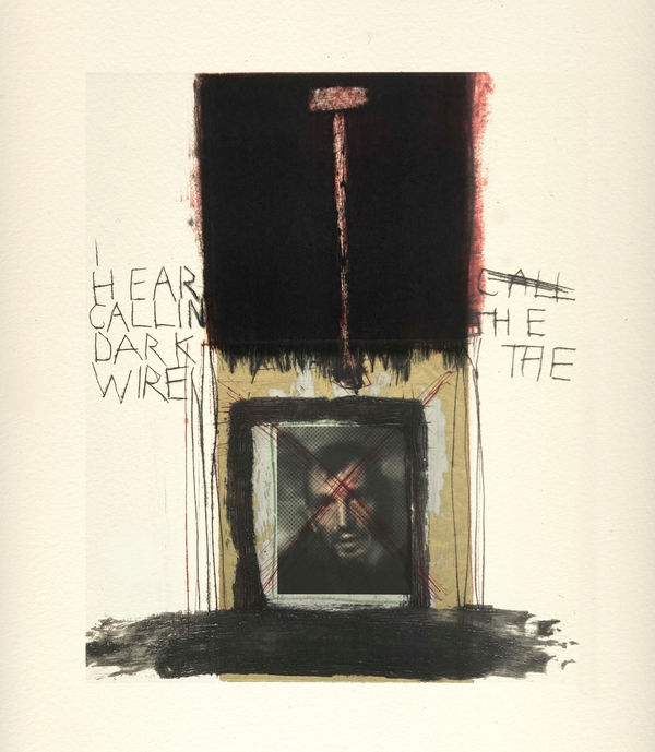 Marcus Rees Roberts, Red Marble, Wild Flowers 15, 2024