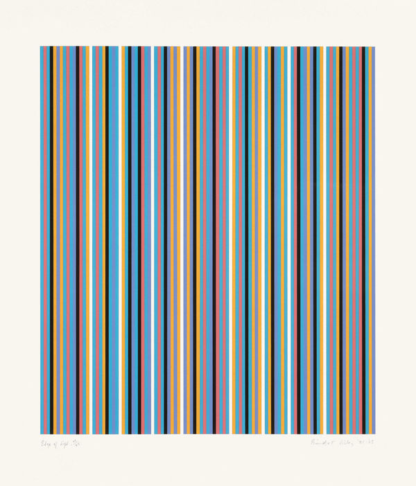 Bridget Riley, Edge of Light, 2003-1981