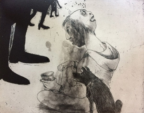 Marcelle Hanselaar, The reluctant supplicant.. (The Crying Game 25), 2017