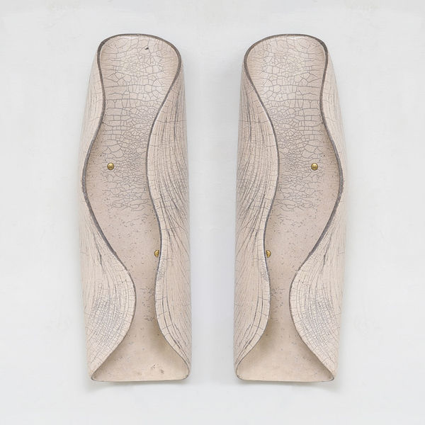 Pair of French Bespoke Ceramic Sconces
