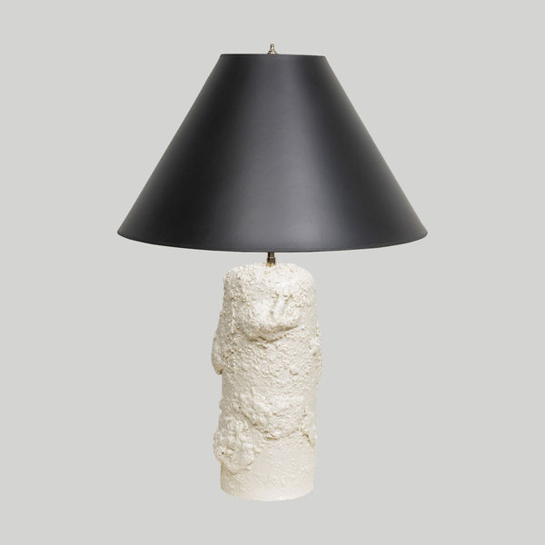 French Bespoke Porcelain Luna Lamp