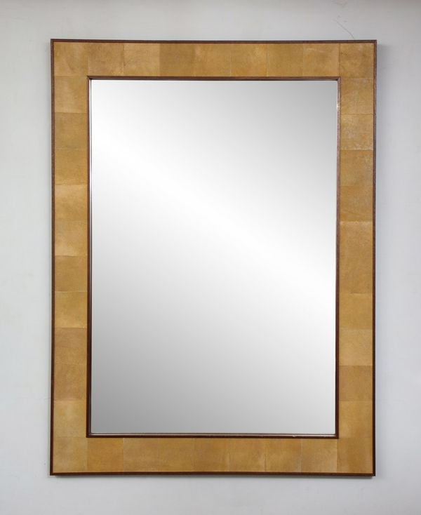 Custom Rectangular Shagreen Mirror