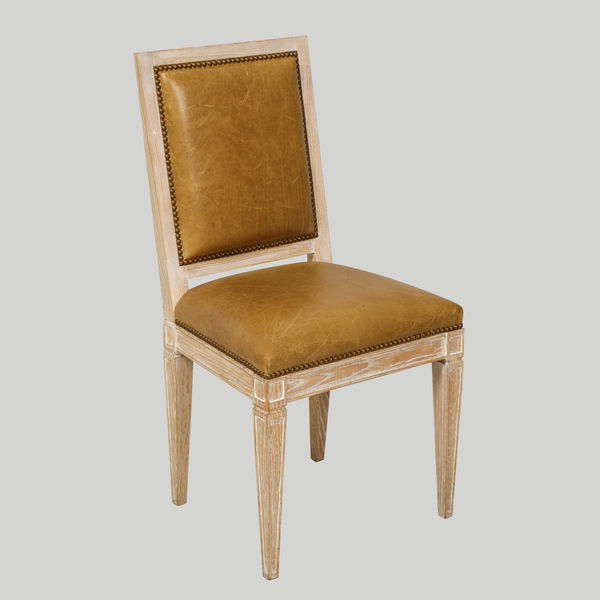 Custom Dining Chair in the Louis XVI Manner