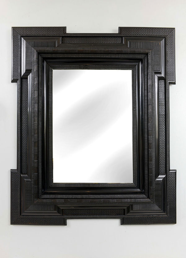 Northern Italian Hand-Carved Mirror in the Baroque Manner