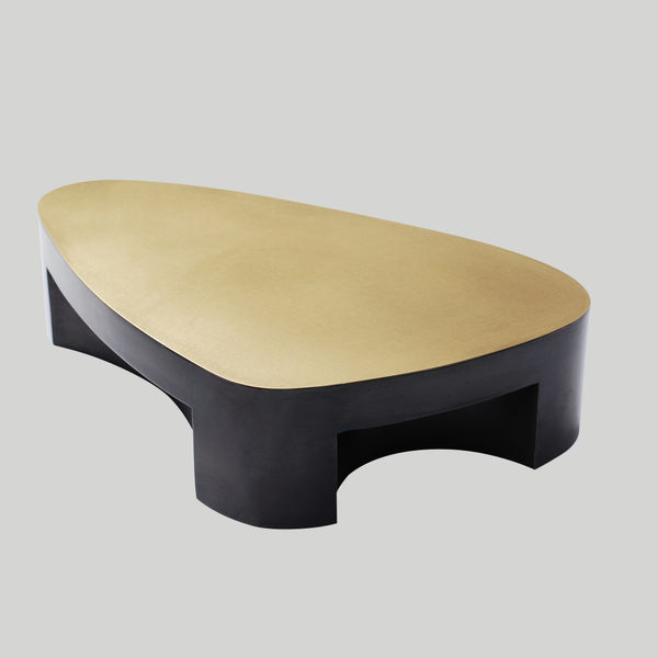 Lutetia Brass Low Coffee Table
