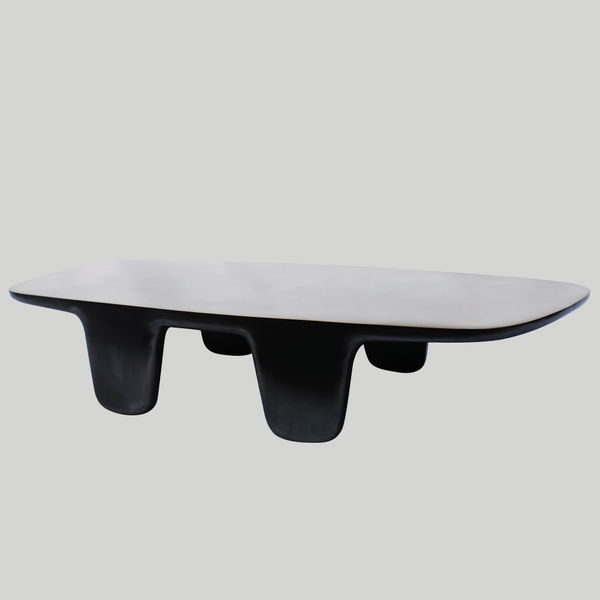 Sculptural BoBo Brass Coffee Table