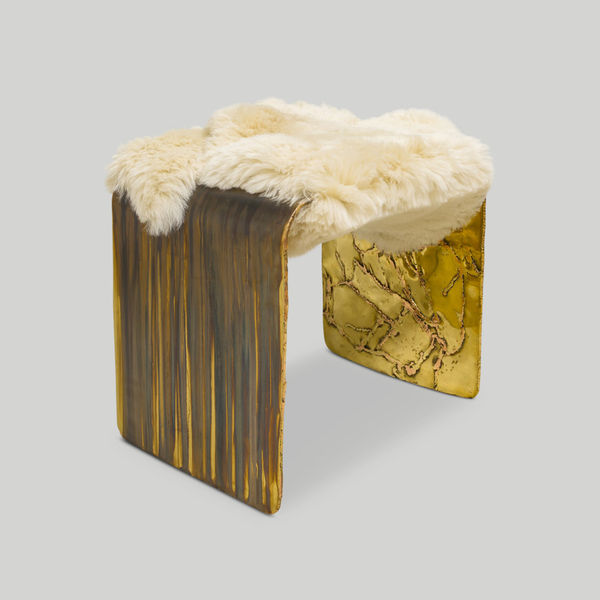 Hand-crafted Sparky Side Table / Bench