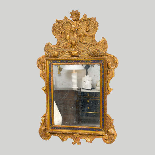 Antique French Regence-Style Gilt Mirror