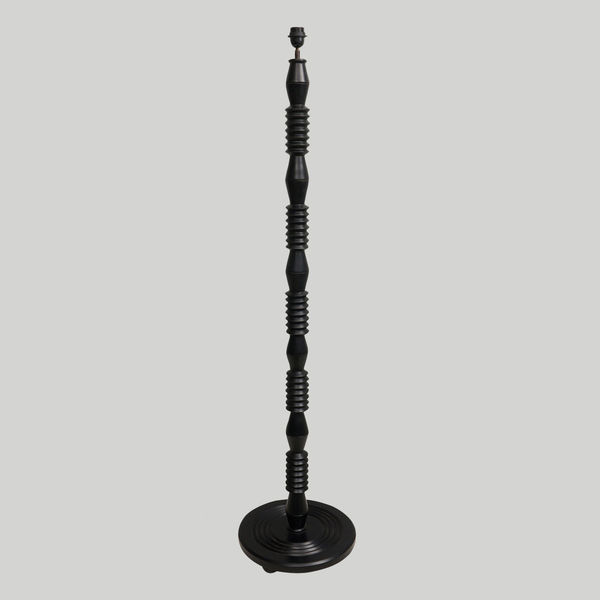 French Ebonized Floor Lamp