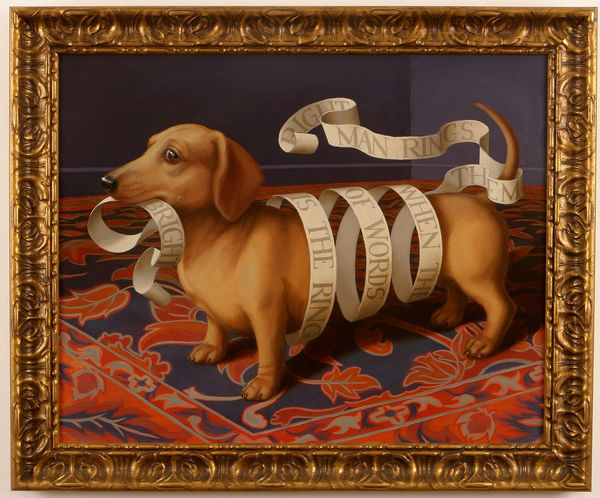 "The Ring of Words" Painting