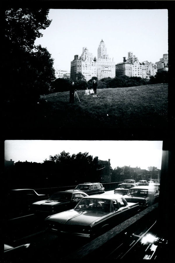 Ray K. Metzker Couplet, New York Tirage gélatino-argentique d'époque, réalisé par l'artiste 22,7 x 15,5 cm Dim. papier: 22,7 x 15,5 cm sur carton 28 x 35,7 cm