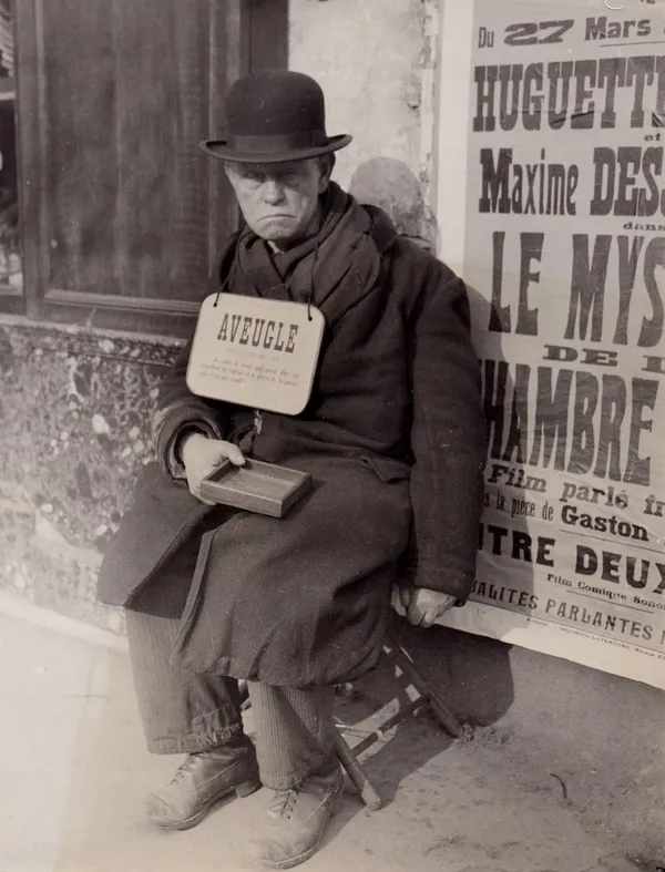 Jean Moral, Aveugle, 1930